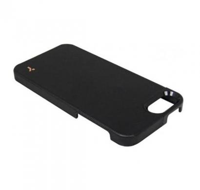 royce - premium synthlic leather hardshell case for iphone 5 (black)